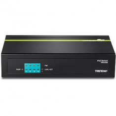 TRENDnet 5-Port 10/100 Mbps PoE Switch, TPE-S50, 4* 10/100 Mbps PoE ports and 1 foto
