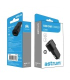 Astrum CC100 Incarcator Auto, 1.0A, 1xUSB Negru, De masina