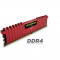 Memorie RAM DIMM Corsair Vengeance LPX 16GB (4x4GB), DDR4 2800MHz, CL16, 1.2V, red, XMP