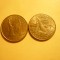 2 Monede 25 C SUA comemorative-New York-d si Rhode Island -d 2001