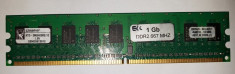 Memorie RAM Kingston 1GB DDR2 667MHz Desktop foto