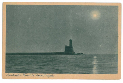 1303 - CONSTANTA, Lighthouse - old postcard - unused foto