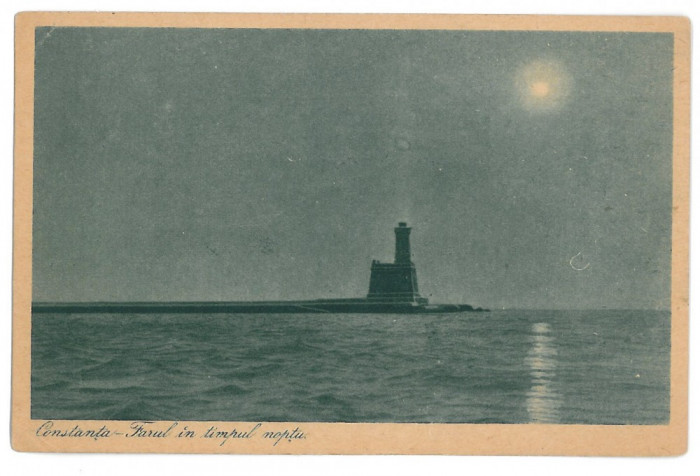 1303 - CONSTANTA, Lighthouse - old postcard - unused