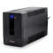 UPS nJoy Horus Plus 1000, 1000VA/600W, Afisaj LCD cu ecran tactil, 4 Prize Schuko