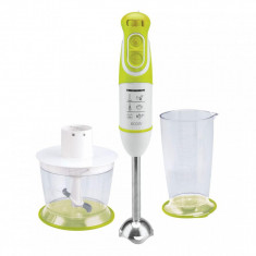 Blender de mana Heinner Charm HB-600GR, multifunctional: tocator, tel si cana de mixat, putere: foto