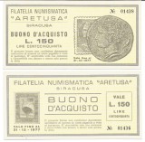 !!! ITALIA = FILATELIA-NUMISMATICA SIRACUSA - 150 LIRE 1977 - UNC/CEA DIN SCAN