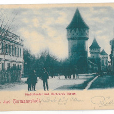 1014 - SIBIU, Litho, Romania - old postcard - used - 1900