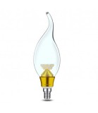 Astrum C060 Bec LED, 5W/30W, Soclu E14 Gold, Becuri LED