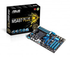 Placa de baza Asus Socket AM3+, M5A97 PLUS, AMD 970/SB950, 4*DDR3 2133 (O.C.)/1866/1600/1333/1066 foto