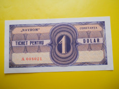 HOPCT TICHET PENTRU 1 DOLAR NAVROM CONSTANTA - UNC - RARA foto