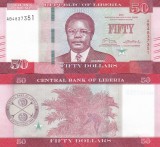 Bancnota Liberia 50 Dollars 2016, P-34 UNC, Bancnote Africa