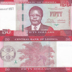 Liberia 50 Dollars 2016 P-34 UNC