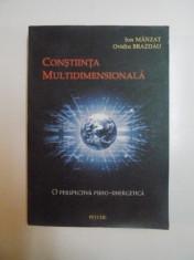 CONSTIINTA MULTIDIMENSIONALA , O PERSPECTIVA PSIHO - SINERGETICA de ION MANZAT , OVIDIU BRAZDAU , 2003 foto