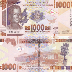 Guineea 1 000 Francs 2015 UNC