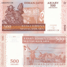 Madagascar 500 Ariary 2004 UNC foto