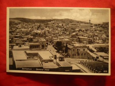 Ilustrata Bethleem Vedere Generala inc.sec.XX foto