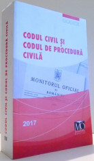 CODUL CIVIL SI CODUL DE PROCEDURA CIVILA , 2017 foto