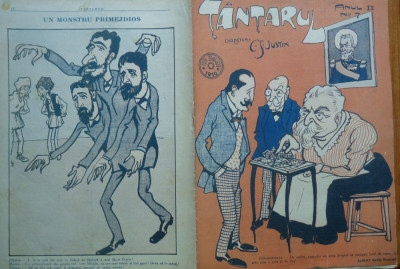 Revista de umor Tantarul , nr. 7/1910 , articole de scriitor evreu Ion Pribeagu foto