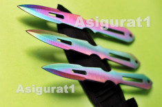 CUTITE DE ARUNCAT LA Tinta. CUTIT DE ARUNCAT. Set 3 Cutite + Husa. Rainbow foto