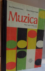 MUZICA , MANUAL PENTRU CLASELE A III A SI A IV A de ANA MOTORA IONESCU , ELENA SIHOTA FRATILA , 1985 foto