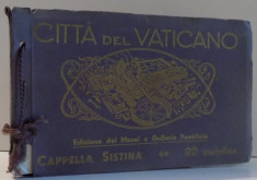 CITTA DEL VATICANO , EDIZIONE DEI MUSEI E GALLERIE PONTIFICIE , CAPELLA SISTINA 20 CARTOLINE foto