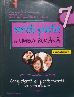 EXERCITII PRACTICE DE LIMBA ROMANA CLASA A VII-A - Rusu (consolidare) foto