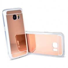 Husa Spate Fashion Samsung A5 2016 Mirror RoseGold foto