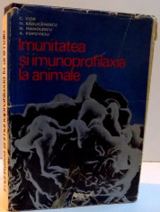 IMUNITATEA SI IMUNOPROFILAXIA LA ANIMALE , 1980 foto