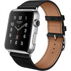 Smartwatch Apple Watch Hermes Stainless Steel Case 38mm Leather Band Single Tour Black foto