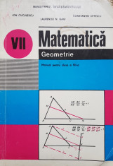 MATEMATICA GEOMETRIE MANUAL PENTRU CLASA A VII-A - Cuculescu, Ottescu, Gaiu foto