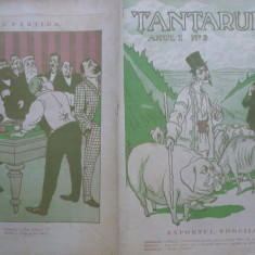 Revista de umor Tantarul , nr. 3/1910 , articole de scriitor evreu Ion Pribeagu