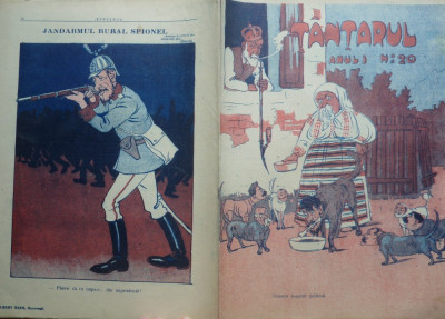 Revista de umor Tantarul , nr. 20/1910 , articole de scriitor evreu Ion Pribeagu foto
