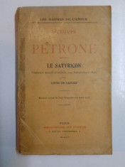 L&amp;#039;EUVRE DE PETRONE. LE SATYRICON par LOUIS DE LANGLE 1914 foto
