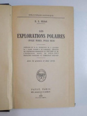 LES EXPLORATIONS POLAIRES (POLE NORD, POLE SUD) par E.L. ELIAS, PARIS 1930 foto