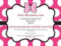 Invitatie Mickey Mouse EM1000 foto