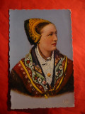 Ilustrata Savoia Pitoreasca - Costum Tarentaise , color ,interbelica