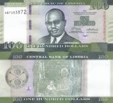 Liberia 100 Dollars 2016 UNC - Bancnota Africa - Colectionari