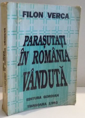 PARASUTATI IN ROMANIA VANDUTA de FILON VERCA , 1993 foto