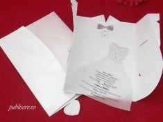 Invitatie botez Costum mire 3603 foto