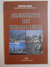 ELEMENTE DE URBANISM de CRISTINA ALPOPI , 2008 foto