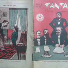 Revista de umor Tantarul , nr. 12/1910 , articole de scriitor evreu Ion Pribeagu