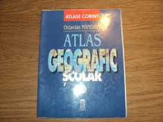 Atlas geografic scolar, Octavian Mandrut foto