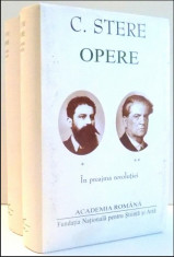 OPERE In preajma revolutiei / C. Stere Vol. 1-2 ed. de lux velina foto