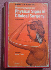 Demonstrations of Physical Signs in Clinical Surgery - Hamilton Bailey&amp;#039;s foto