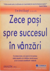 ZECE PASI SPRE SUCCESUL IN VANZARI de TIM BREITHAUPT, 2005 foto