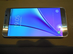 Samsung Note 5 gold,liber retea,full+ husa foto