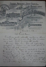 FABRICA SI RAFINARIE DE SPIRT , FABRICA DE BORHOT ANDREI POPOVICI, LITOGRAFIE 1884 foto
