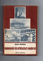 Monumente de arhitectura moderna -Jean Monda foto