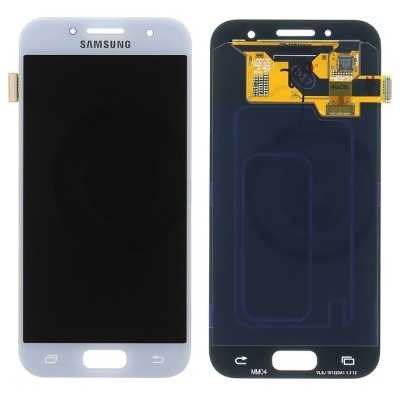 Display LCD cu touchscreen Samsung Galaxy A3 2017 A320 Blue/Deschis foto