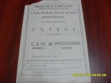 Program CSM Drobeta Tr. Severin - Progresul Bailesti